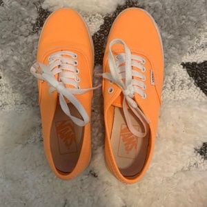 Orange Vans (Women's Size 6)